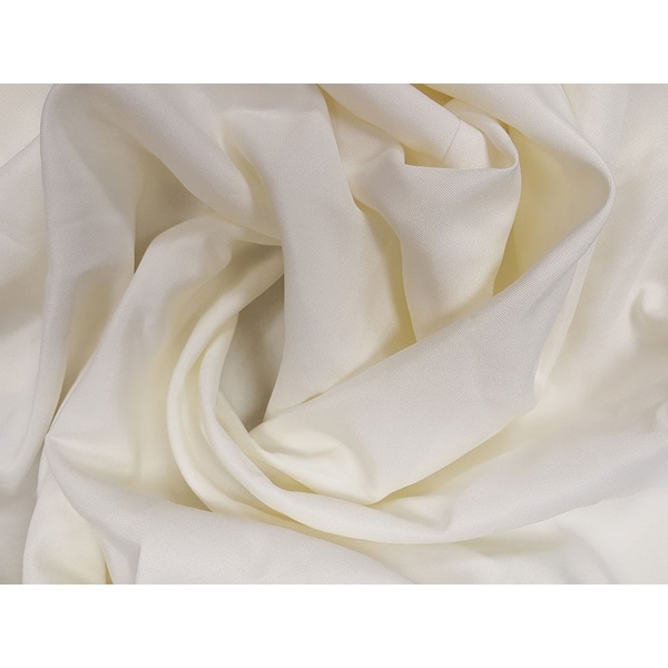 108 Round Polyester Tablecloth, Ivory